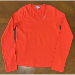 Escada Sport Womens Red Long Sleeve T-shirt Size S